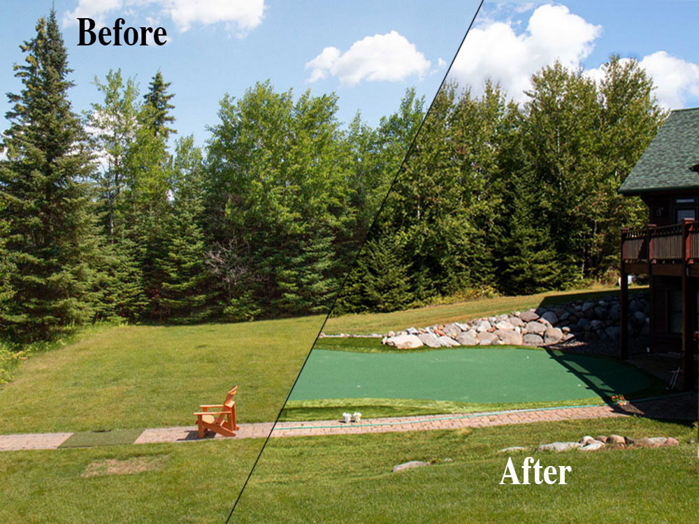 Minnesota Putting Greens - Before and After Photo Gallery