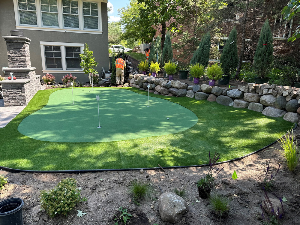 Before and After Putting Greens - Michelangelo Putting Greens, Minneapolis
