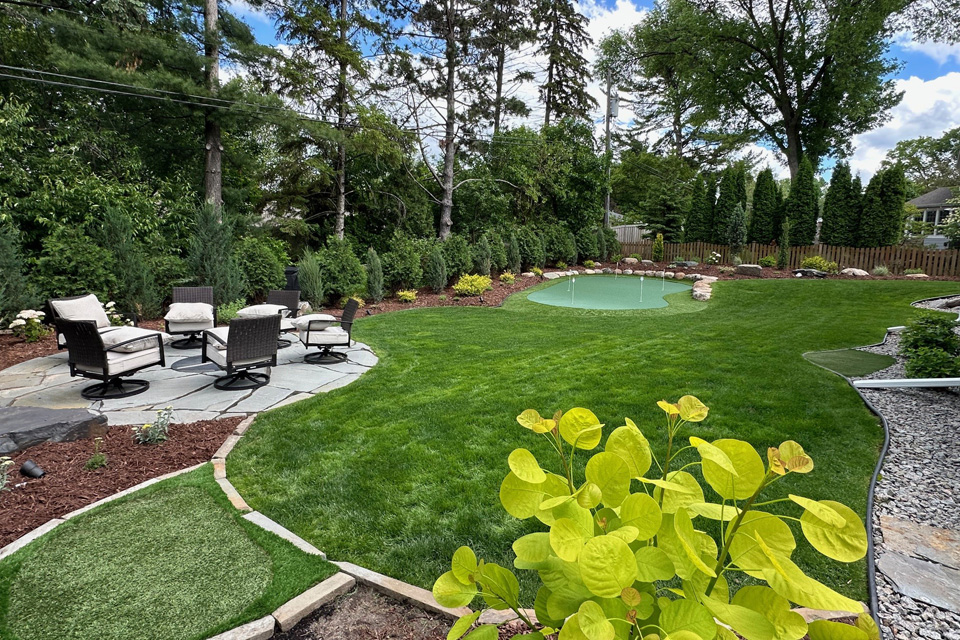 Edina MN Project - Michelangelo Putting Greens, Minneapolis