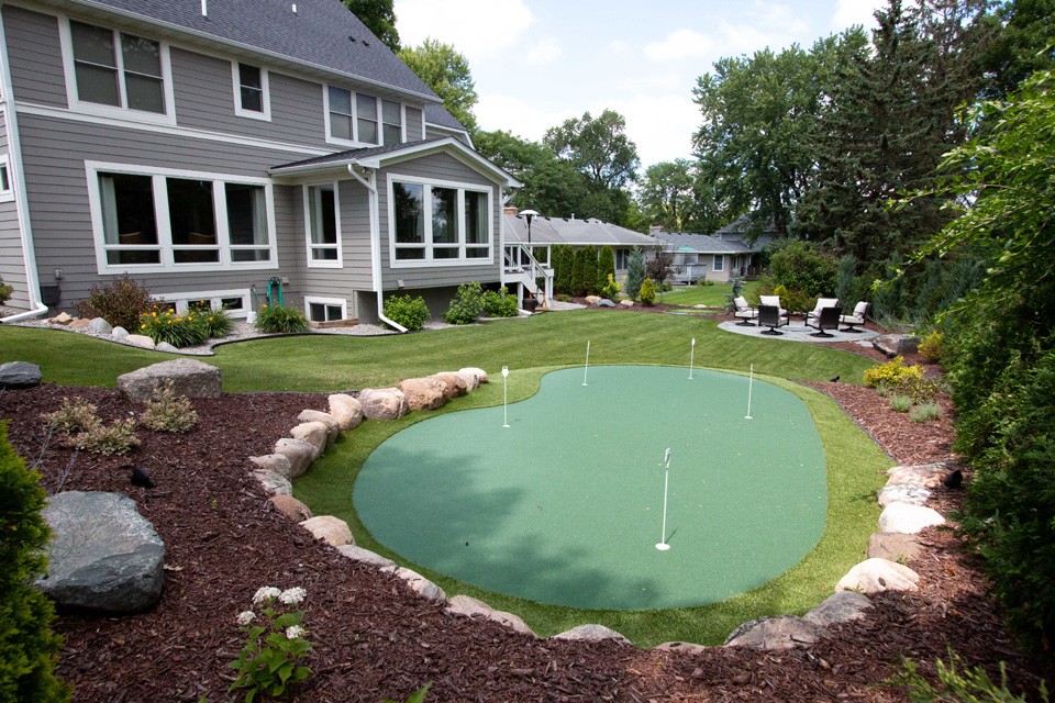 Edina MN Project - Michelangelo Putting Greens, Minneapolis